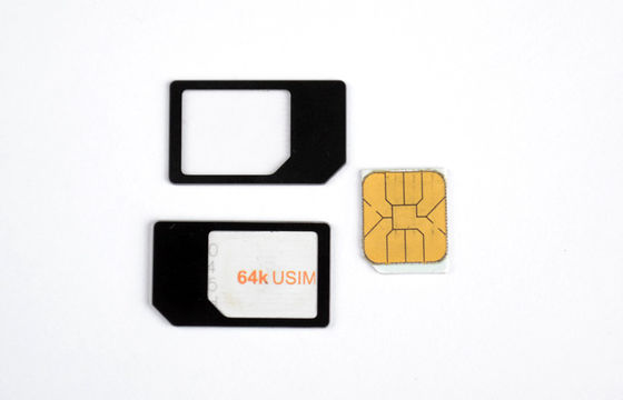 البلاستيك الأسود 3FF مايكرو إلى عادي SIM محول، 500PCS الصغيرة في بوليباغ