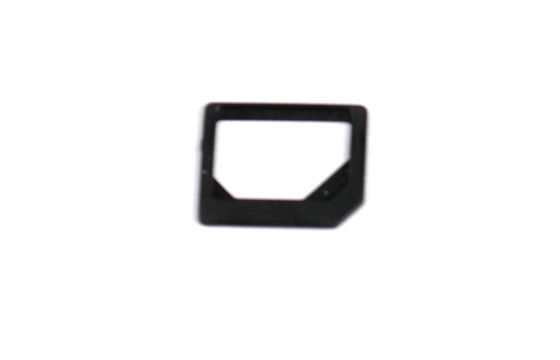 Adaptador preto Nano/micro 500pcs do cartão do Normal SIM em um Polybag