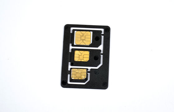 Schwarzer Adapter PC Dreiergruppen-SIM, Multifunktions3 in 1 SIM-Adapter