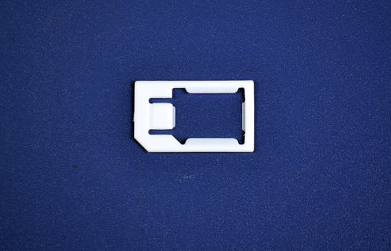 Polybag の小型 SIM のアダプター 500pcs へのプラスチック ABS 黒のマイクロ
