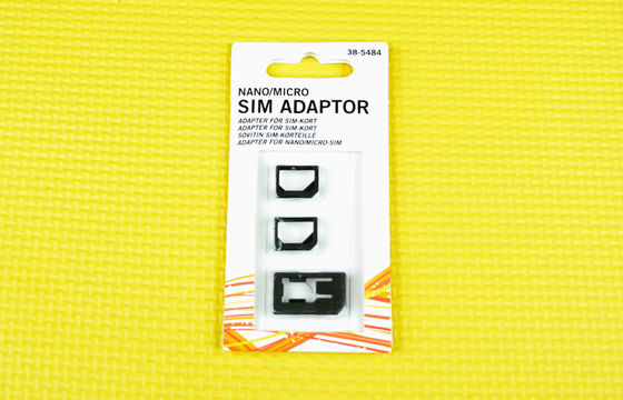 4FF mini adaptador de la tarjeta del micrófono SIM con el plástico de Nanno para el teléfono móvil