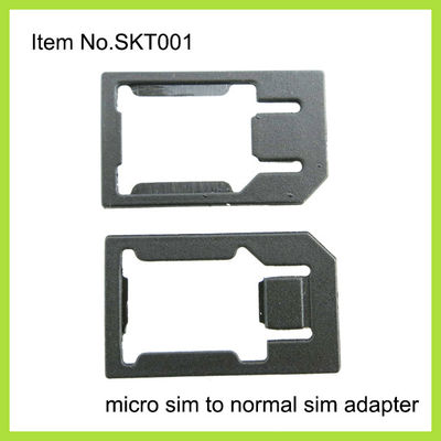 Custom Plastic Black Micro To Normal SIM Adapter For IPhone 4