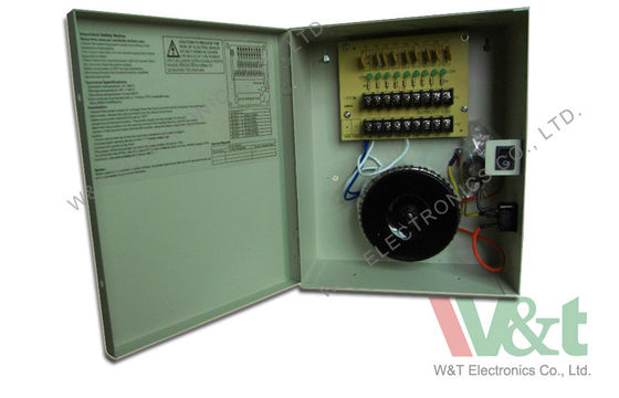 AC 24V 4 앰프 96W 8 채널 CCTV 전원 공급 장치, 카메라에 대 한 액세스 제어