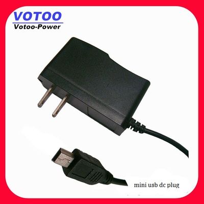 10W 5V 2A อะแดปเตอร์ติดผนังพร้อม Mini / Micro ปลั๊ก DC, กล้องวงจรปิดพาวเวอร์ซัพพลาย