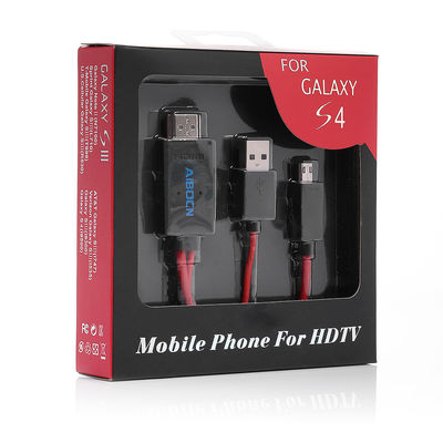 6.5 πόδια MHL 11 μικροϋπολογιστής USB καρφιτσών στο καλώδιο 1080P HDTV προσαρμοστών HDMI για τη Samsung