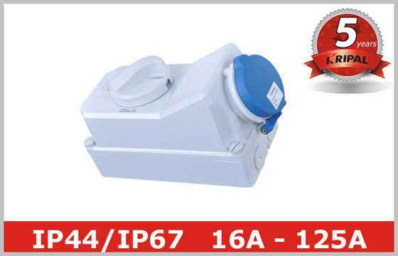 O poder industrial do bloqueio mecânico comutou os soquetes, escolhe/trifásico