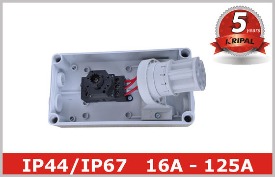 O poder industrial do bloqueio mecânico comutou os soquetes, escolhe/trifásico