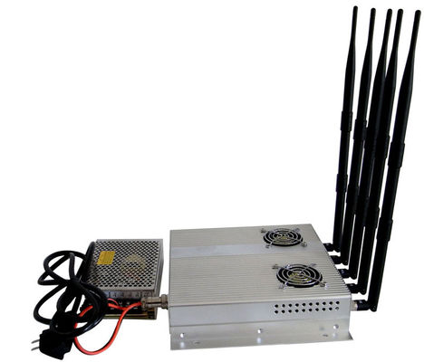 信号の妨害機 | 外の取り外し可能な電源が付いている 25W 3G の電話 WiFi 信号の妨害機