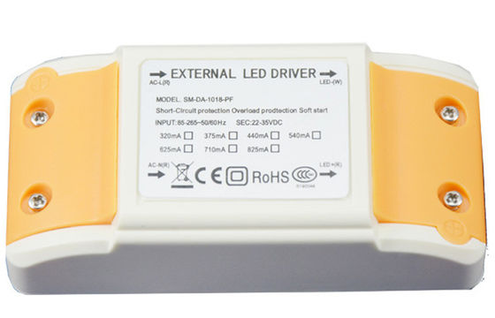 LED Power Supply 18 Watt Constant Current LED Driver 85V - 265V AC , CE RoHS