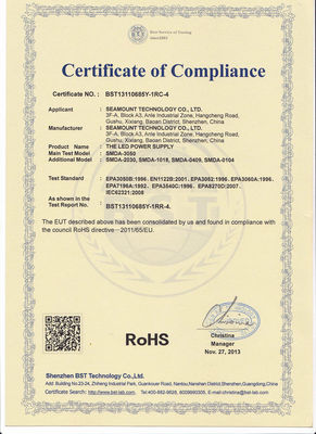 LED Power Supply 18 Watt Constant Current LED Driver 85V - 265V AC , CE RoHS