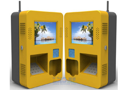 ตั๋วภาพยนตร์การพิมพ์ตู้ติดผนังด้วย Pinpad และเครื่องอ่านการ์ด NFC