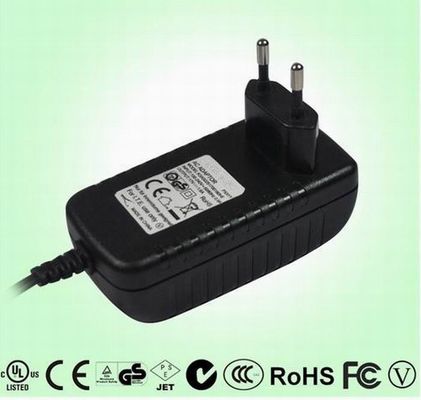 3V - 24VDC Output Wall Mount Power Adapter , 25W Series EU , UK , US , AU Plug