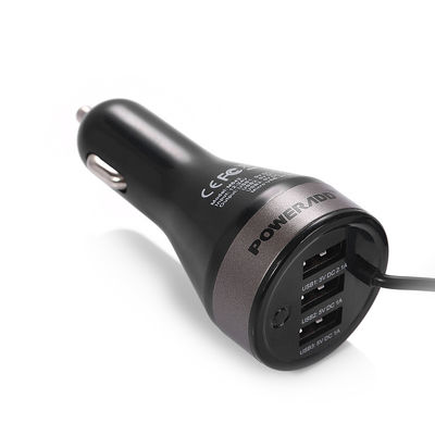作り付けのマイクロ USB ケーブル力のアダプターを持つ 4.2A 21W 3 USB 港車の充電器