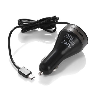作り付けのマイクロ USB ケーブル力のアダプターを持つ 4.2A 21W 3 USB 港車の充電器