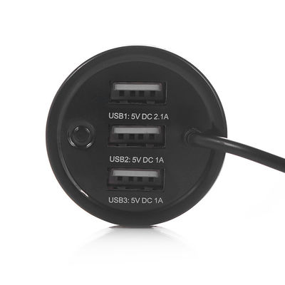 作り付けのマイクロ USB ケーブル力のアダプターを持つ 4.2A 21W 3 USB 港車の充電器