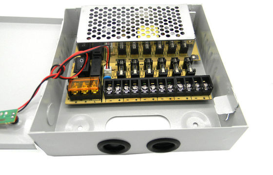 높은 Efficency CCTV 전력 공급 AC100-240V 6 채널, EN55022 종류 B