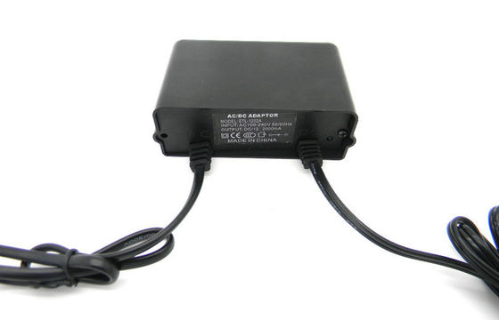 Tegangan tinggi CCTV AC ke DC Power Adapter 40W DC12V 3Amp 6 Channel, mendapatkan persetujuan RoHS