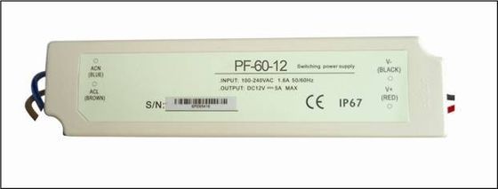 60 ワットの一定した電圧 LED 運転者 IP67 24V DC の高い信頼性をつける LED