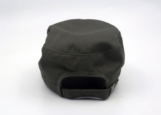 Chapéu militar para homens, curvatura do tampão do algodão ajustável do exército da forma do metal