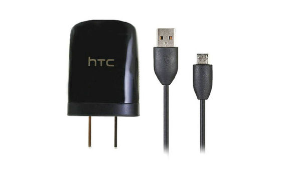 OEM 5V 2A USB Travel Charger Adapter Converter For HTC Cell Phone , Black Color