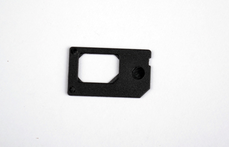 Ο Μαύρος 1.5 X 1.2cm κάτοχος καρτών SIM για το iPhone 4/4S 500pcs