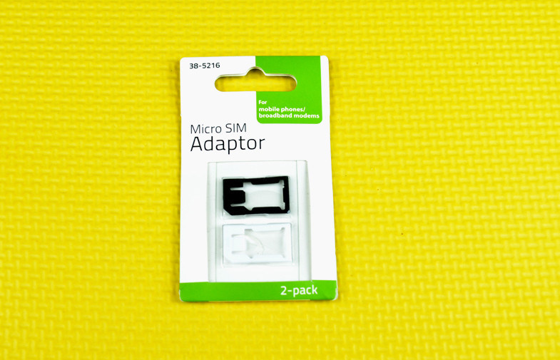 ABS Plastik Siyah Nano SIM Adaptör IPhone 5, Micro Sim&#39;e IPhone 4 İçin