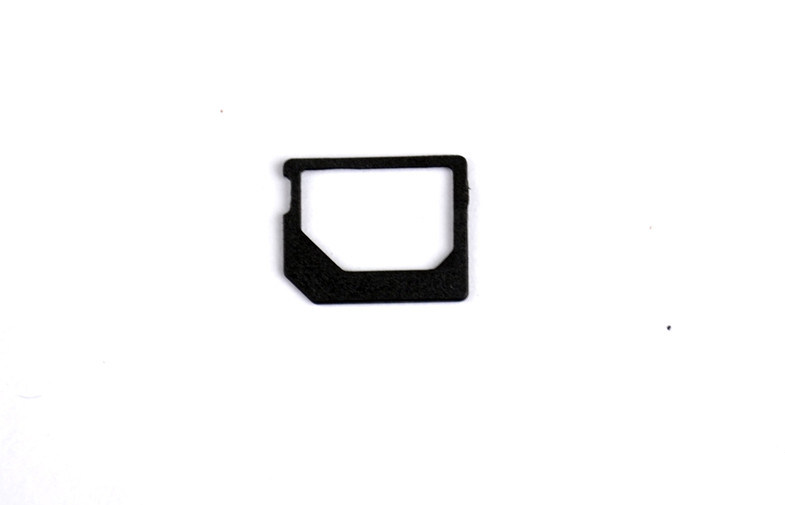 adaptador Nano do iPhone 5 MINI SIM com ABS plástico preto 1,5 x 1.2cm