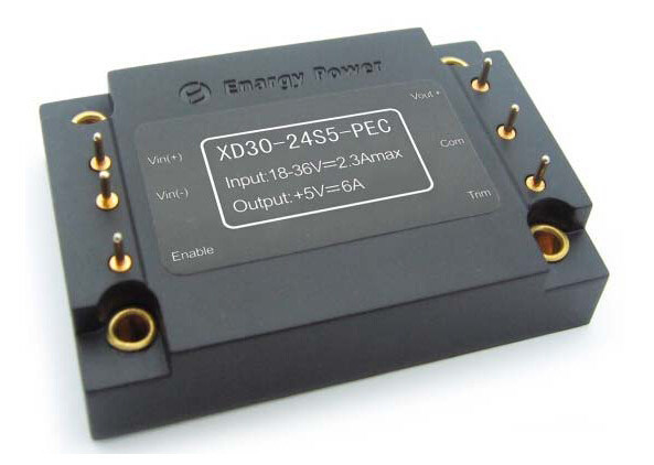 módulo dos conversores de 30W DC-DC, umas 24 aos 5 volts C.C. do volt ao conversor de C.C. XD30-24S5-PEC