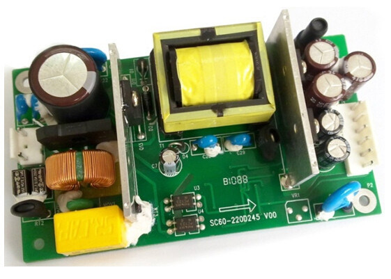 60W 医学の電源は 24V DC/2.4A、5V DC/0.5A SC60-220D245 を出力しました