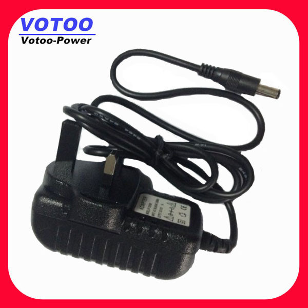 12V DC 3.0A 36W AC Wall Mount Switching Power Electronic Adapter , UK Power Adapters