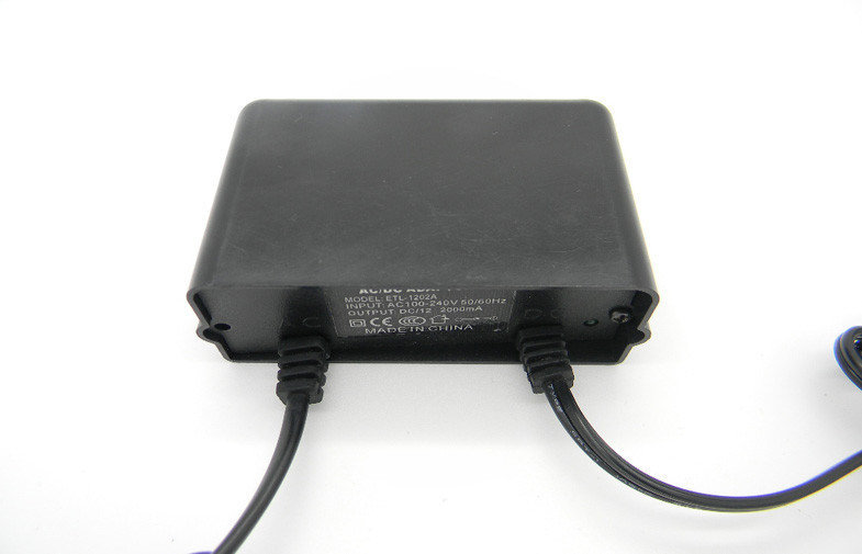 Tegangan tinggi CCTV AC ke DC Power Adapter 40W DC12V 3Amp 6 Channel, mendapatkan persetujuan RoHS