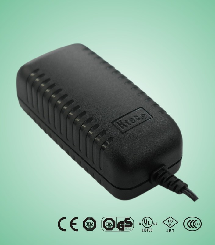 24W KSAS024 Series Ktec desktop power adapter with CE GS BS SAA UL CUL PSE KC certificate
