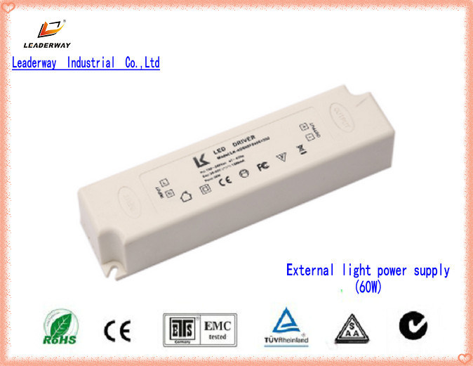 60W IP67 imprägniern LED-Stromversorgung, mit Ähnlichkeit 6, Input Volta Wechselstrom-90-264V