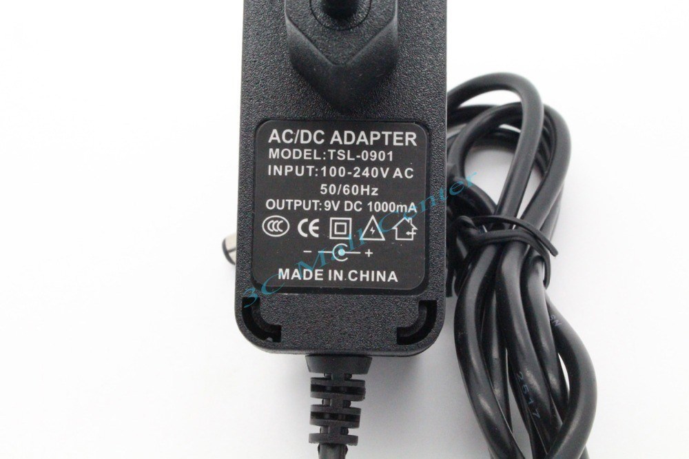 Konverter-Adapter DCs 9V 1A Wechselstroms 100V-240V EU Stromversorgung verstopfen 1000mA für MEGA- Arduino UNO