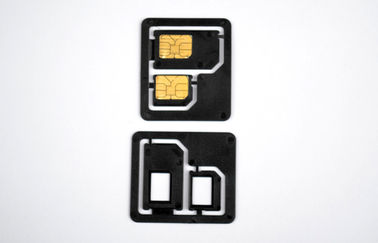 Plástico Nano 2 em 1 adaptador de SIM