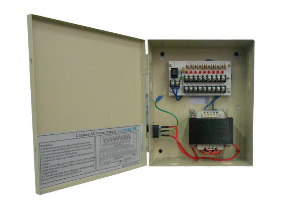 Kanal 9 24 Volt Wechselstrom 5 Ampere CCTV-Stromversorgung 120W für Überwachungskamera